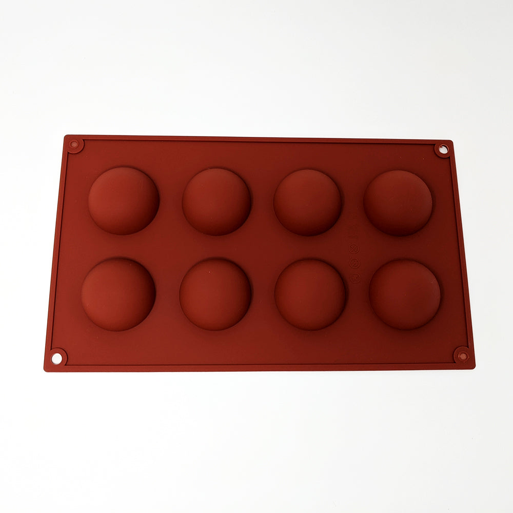Round Silicone Chocolate Mold by 8